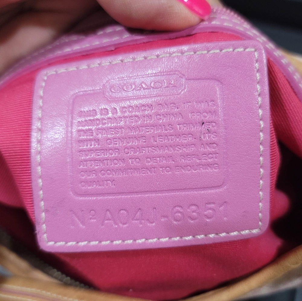 Coach Y2k Rare Barbie Pink Soho Baguette Hand Bag - Picture 10 of 11